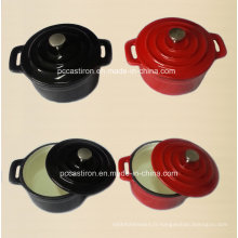 Casserole Mini cocotte à l&#39;émail fabriqué en Chine